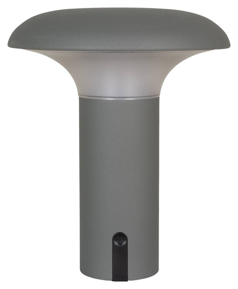 Housenordic Tischleuchte Ramsey grau Polypropylen H/D: ca. 21x17 cm