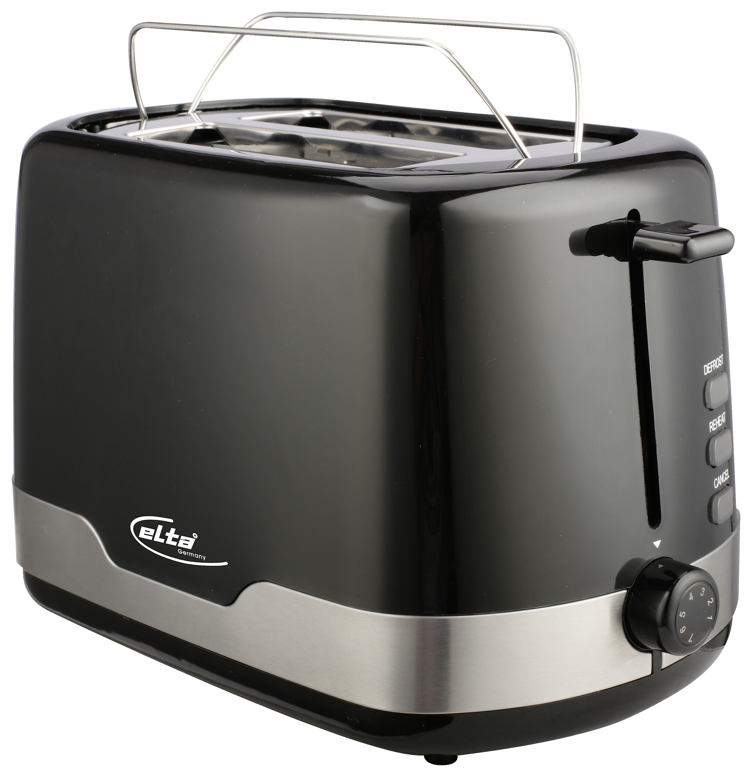 Elta Toastautomat ETO-850.15 schwarz silber Kunststoff Metall