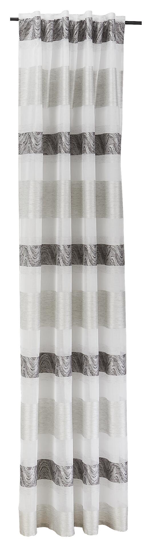 POCOline Schlaufenvorhang Dolly anthrazit B/L: ca. 140x245 cm