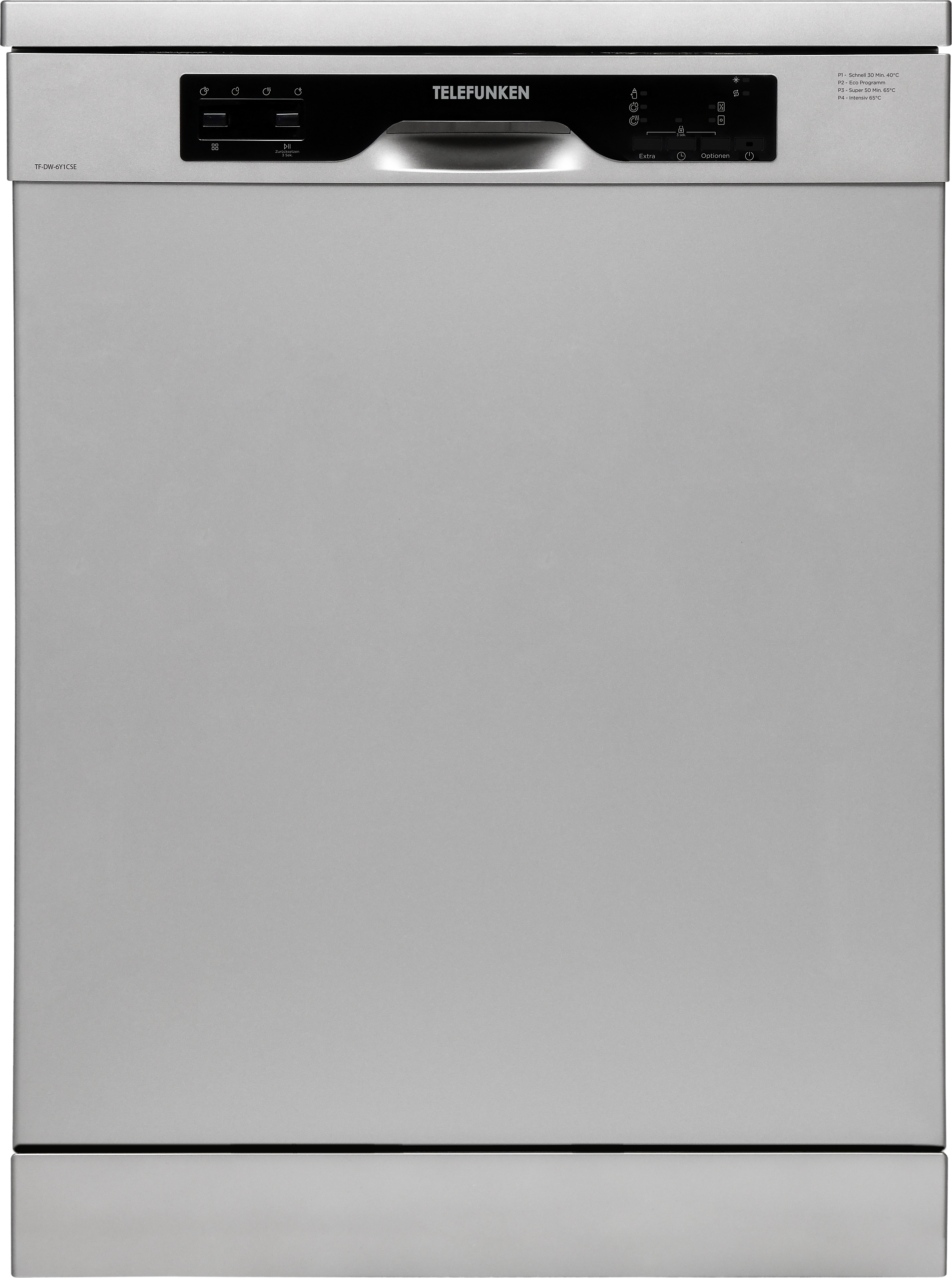 Telefunken Geschirrspüler TF-DW-6Y1CSE dark Inox B/H/T: ca. 60x85x60 cm