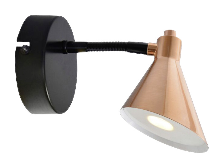 Näve Leuchten LED Wandleuchte NV1212647 Kupfer Metall B/H/T: ca. 23x14x14 cm 1 Brennstellen