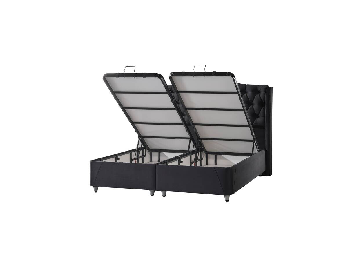 Polsterbett Adriatic schwarz Liegefläche B/L: ca. 180x200 cm