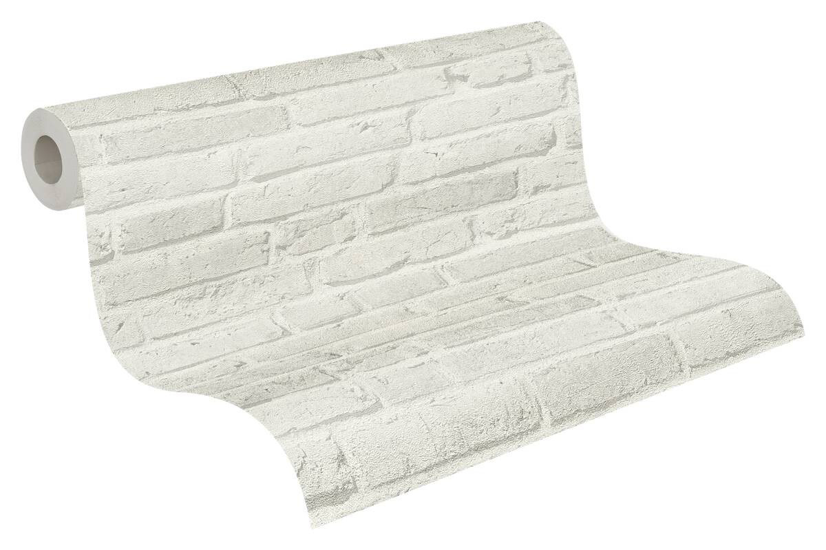 A.S.Creation Vliestapete Best of Wood`n Stone 2nd Edition Steine grau hellgrau B/L: ca. 53x1005 cm