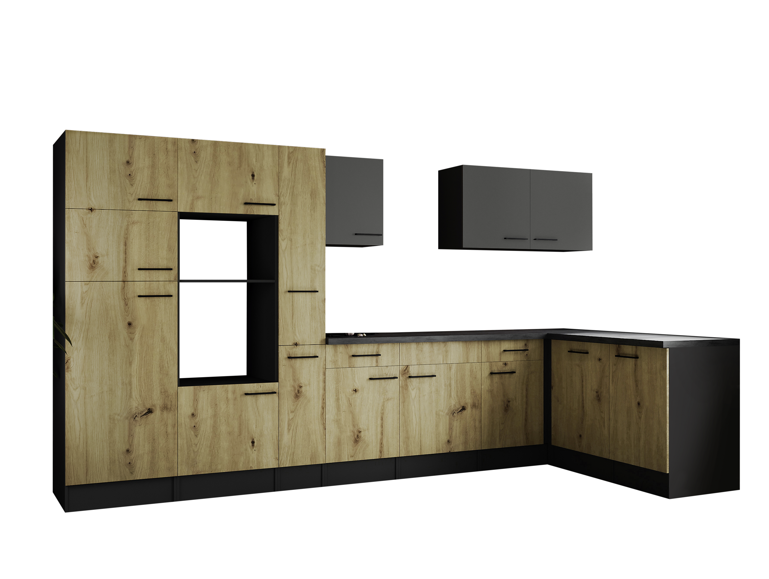 Winkelküche Oliver B/H/T: ca. 370x205x172 cm