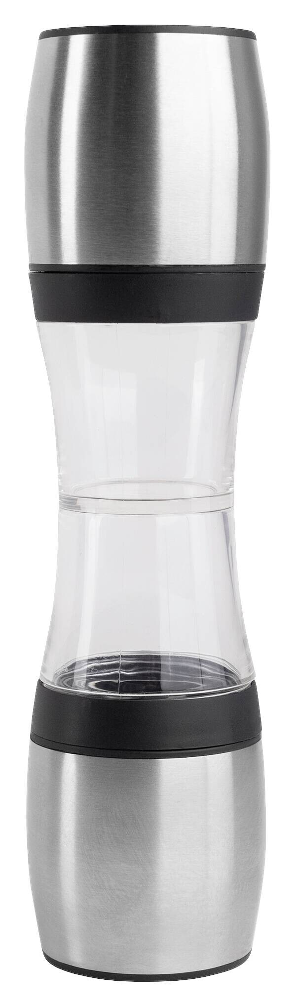 MASTERPRO Salz- u. Pfeffermühle FOODIES COLLECTION silber Edelstahl B/D: ca. 23x5 cm