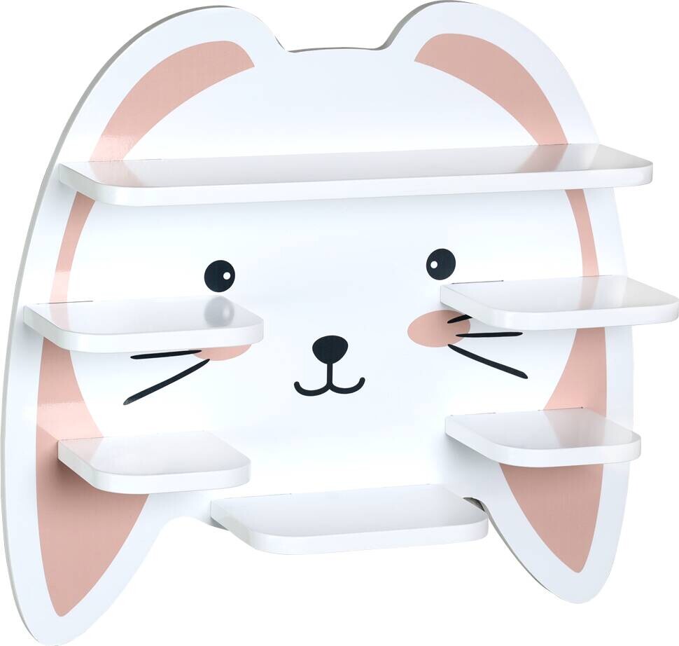 Kesper Wandregal rosa B/H/L: ca. 12x42x45 cm