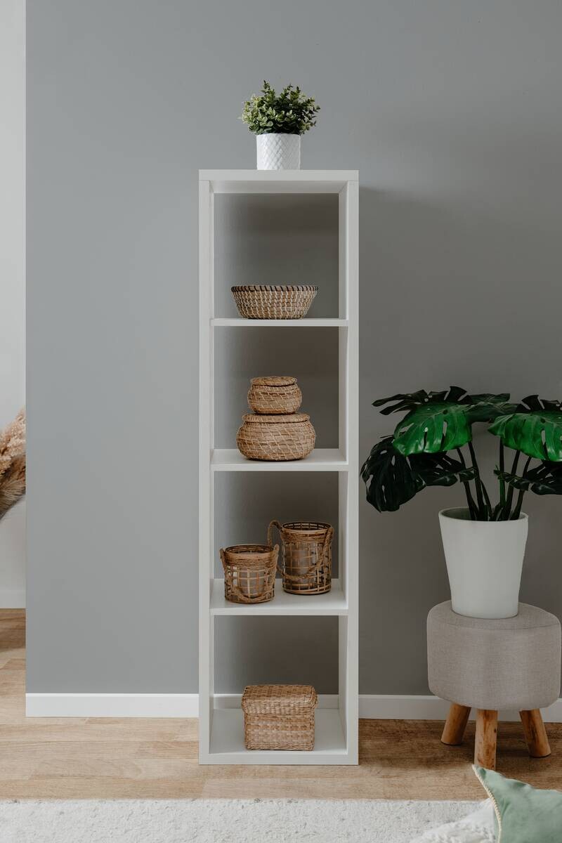 Raumteiler Max weiß B/H/T: ca. 38x141x33 cm