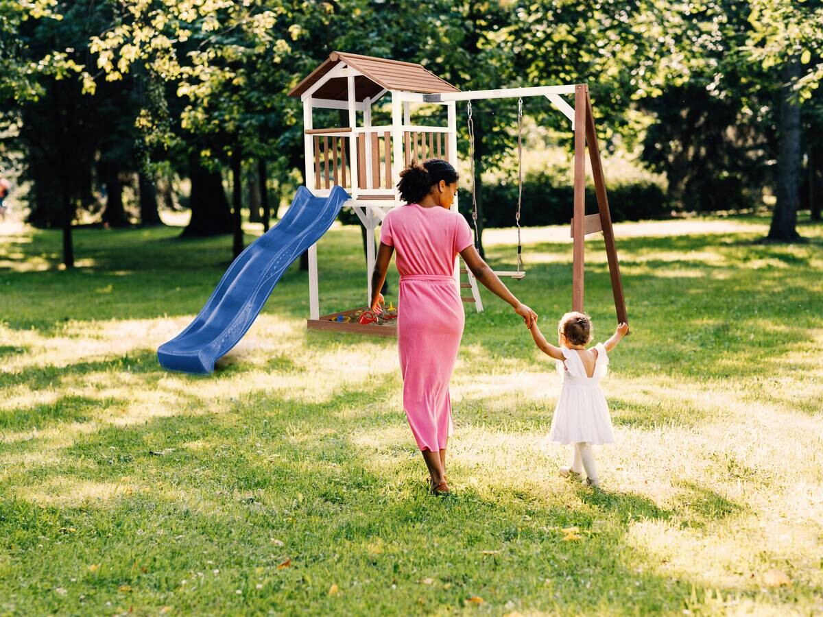 AXI Spielturm Beach Tower braun B/H/L: ca. 284x242x349 cm