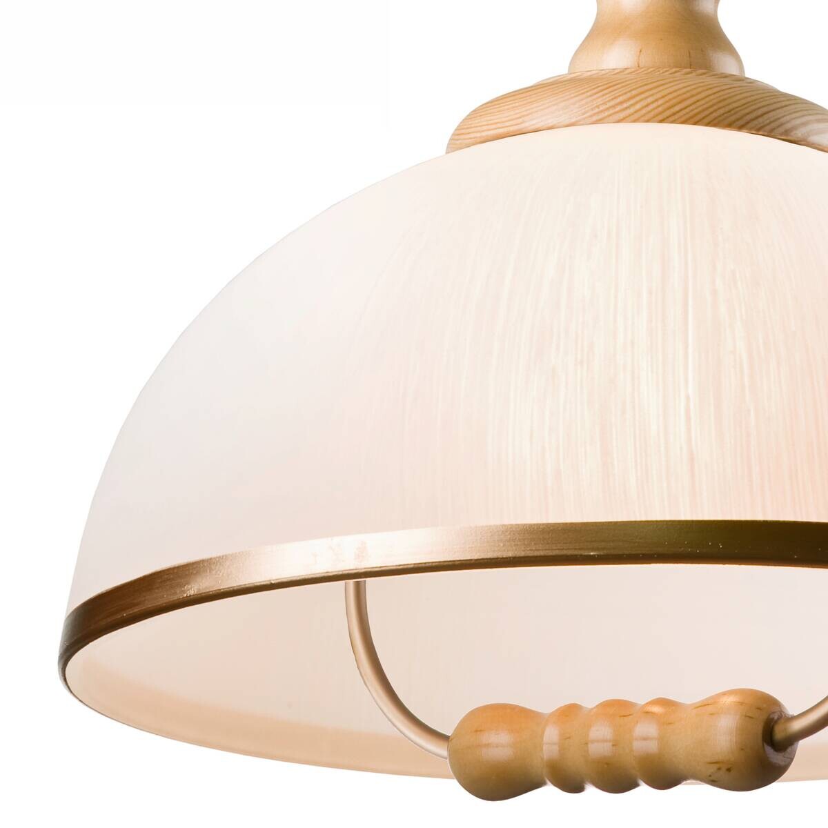 Lamkur Deckenleuchte RAMONA weiß Glas B/H/L: ca. 30x64x30 cm E27 1 Brennstellen