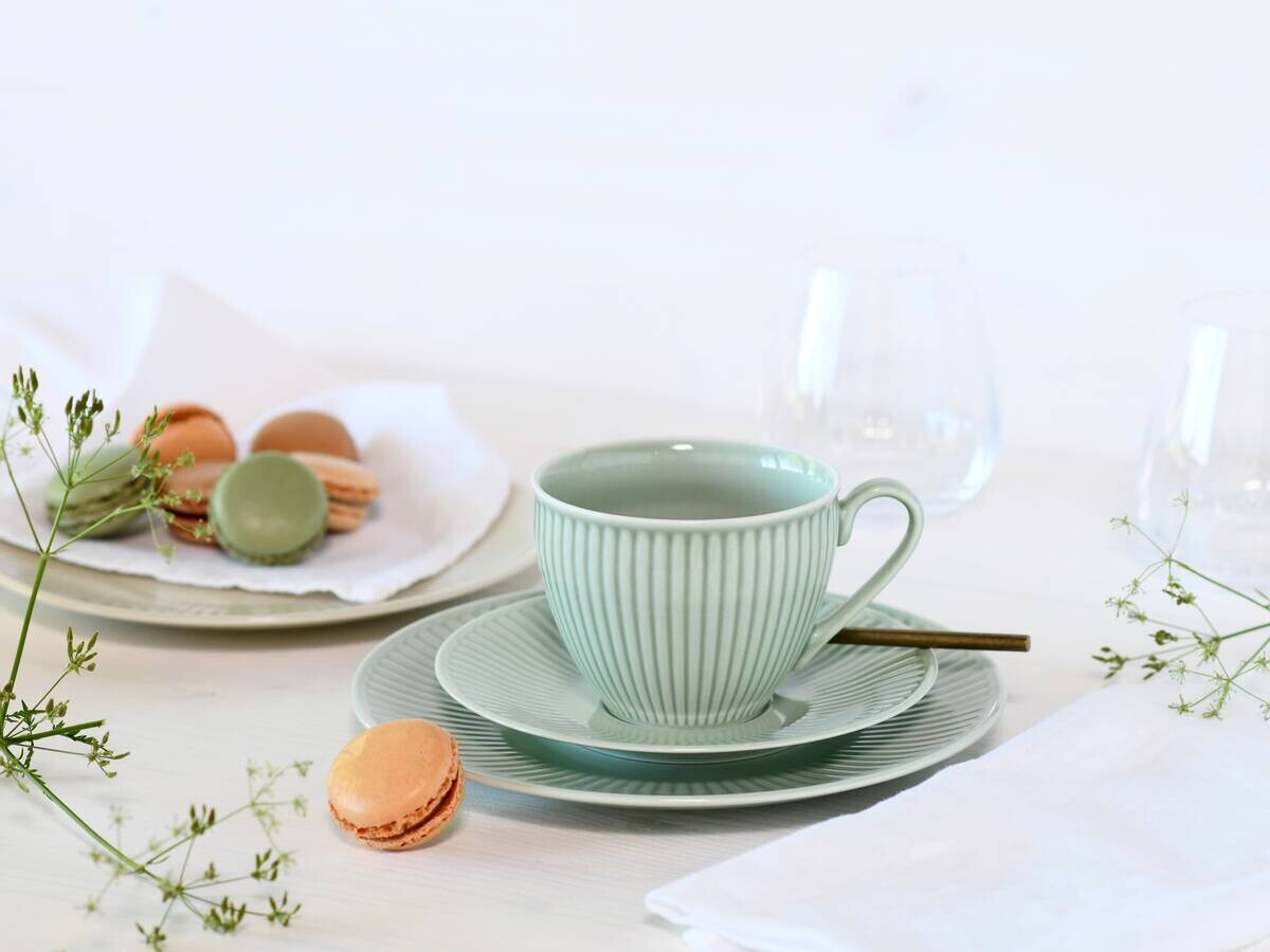 CreaTable Kaffeeservice Valencia bunt Porzellan 18 tlg.