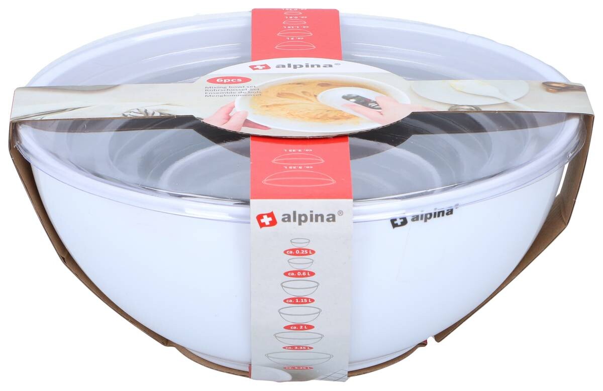 Rührschüsselset 6tlg. weiß