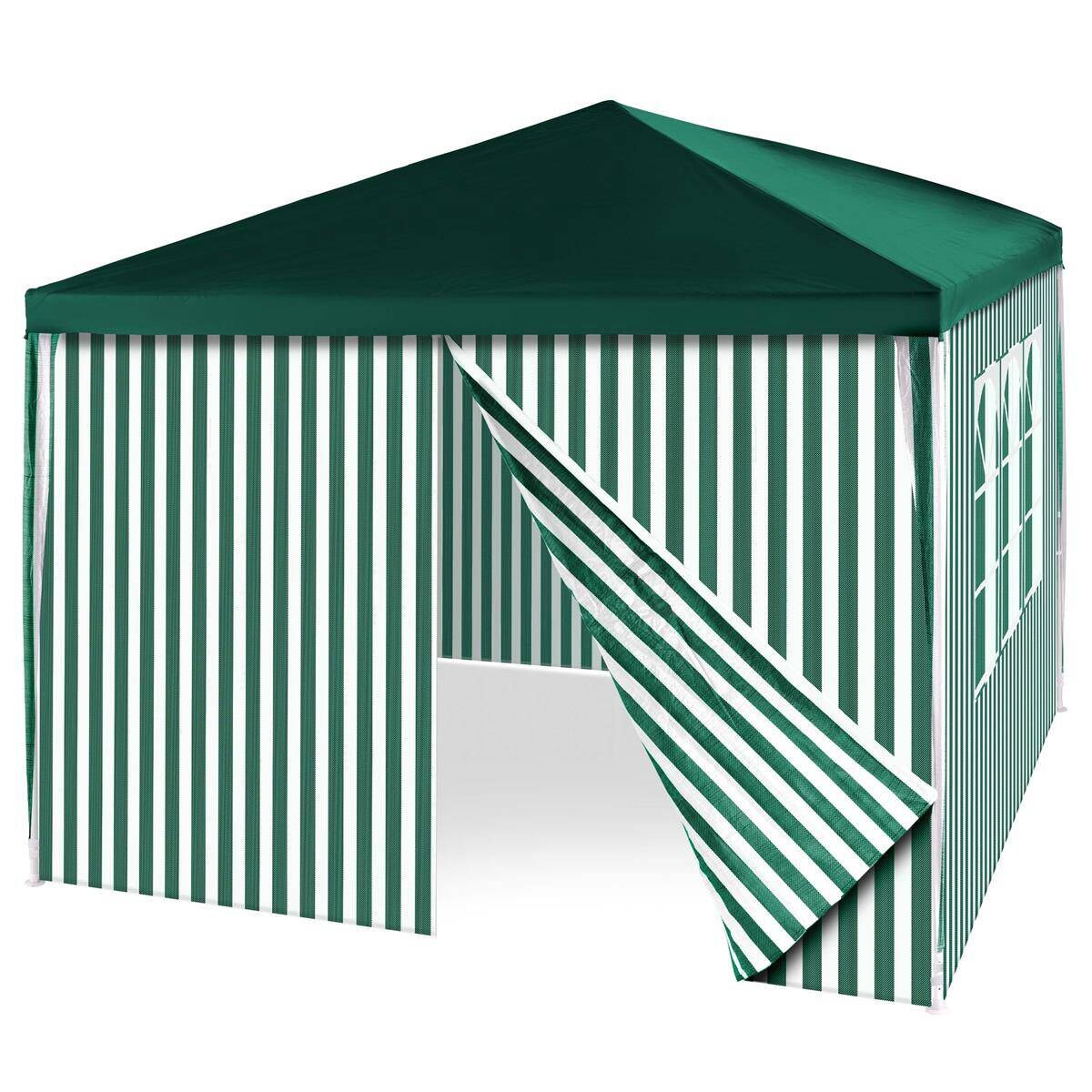 VCM Pavillon grün Polyester-Mischgewebe B/H/L: ca. 300x187x300 cm