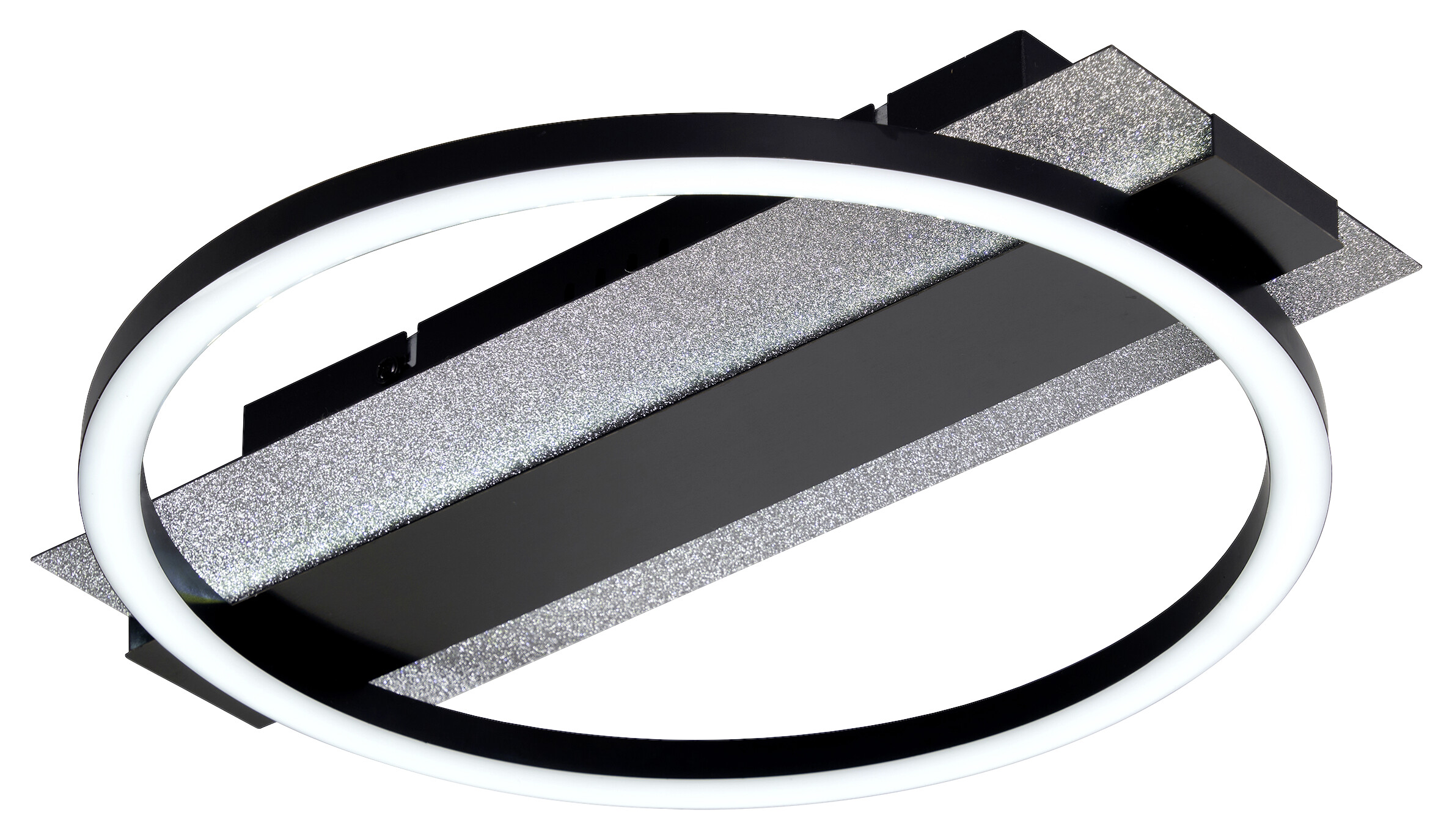 POCOline LED-Deckenleuchte Arietty schwarz Metall Kunststoff B/H/L: ca. 30x65x34 cm