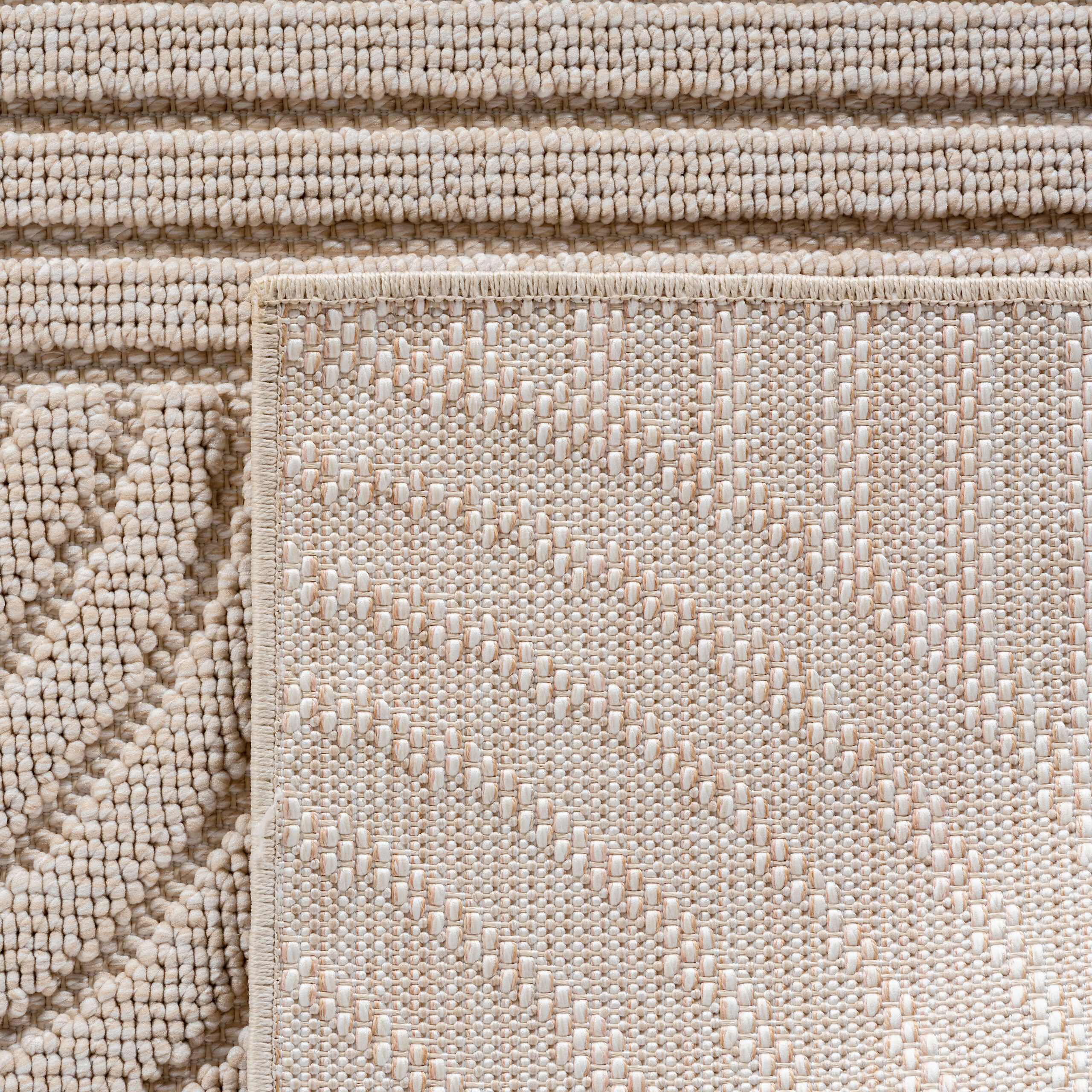 Ayyildiz Kurzflorteppich HELIX beige B/H/L: ca. 280x0,7x370 cm