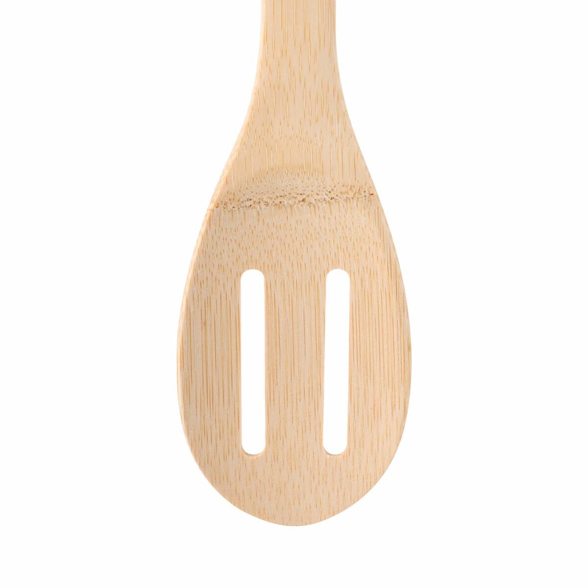 BERGNER Kochlöffel EARTH BLACK schwarz Bambus B/H/L: ca. 6x8x30 cm