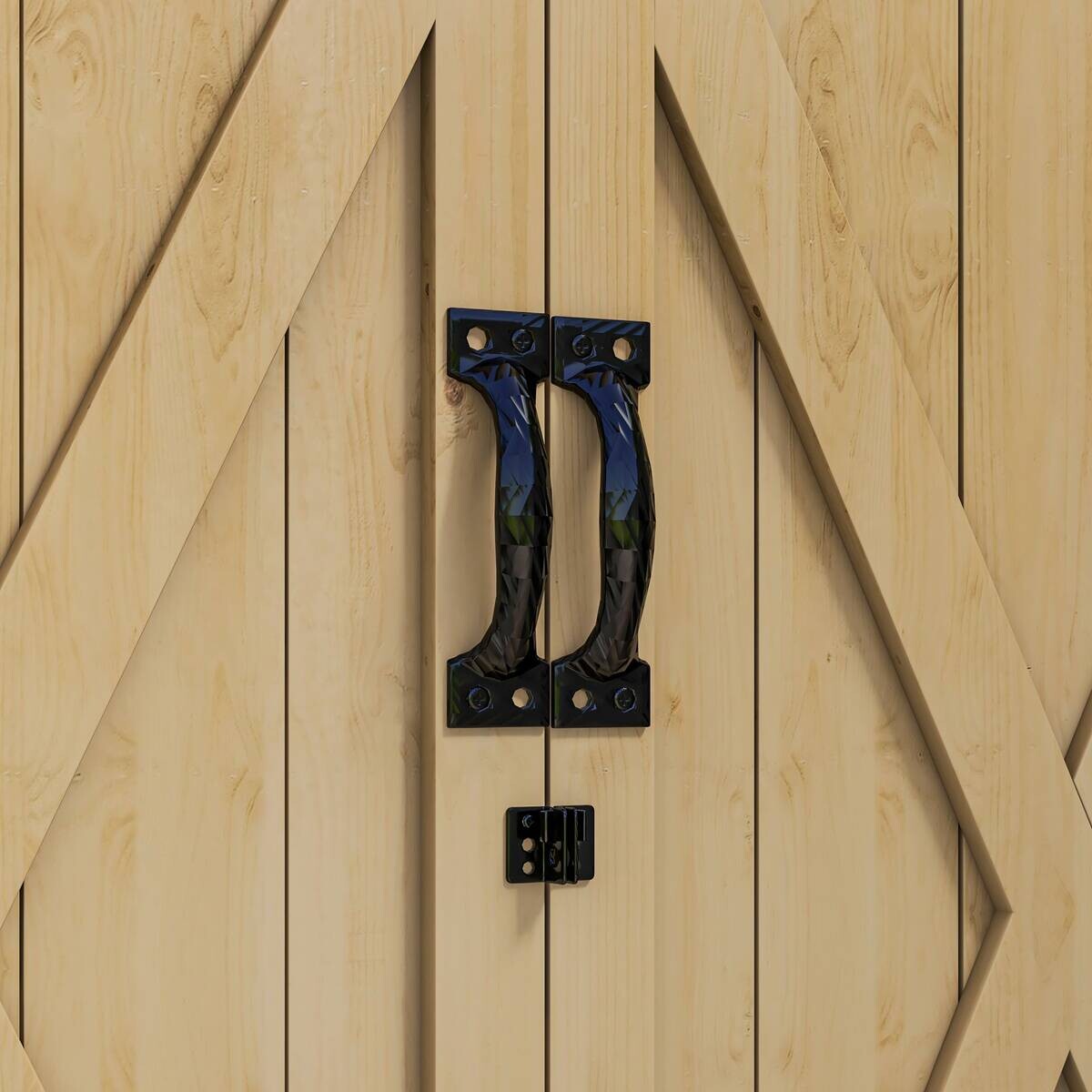 Outsunny Gartenschrank natur Polypropylen B/H/L: ca. 88x77,5x90 cm