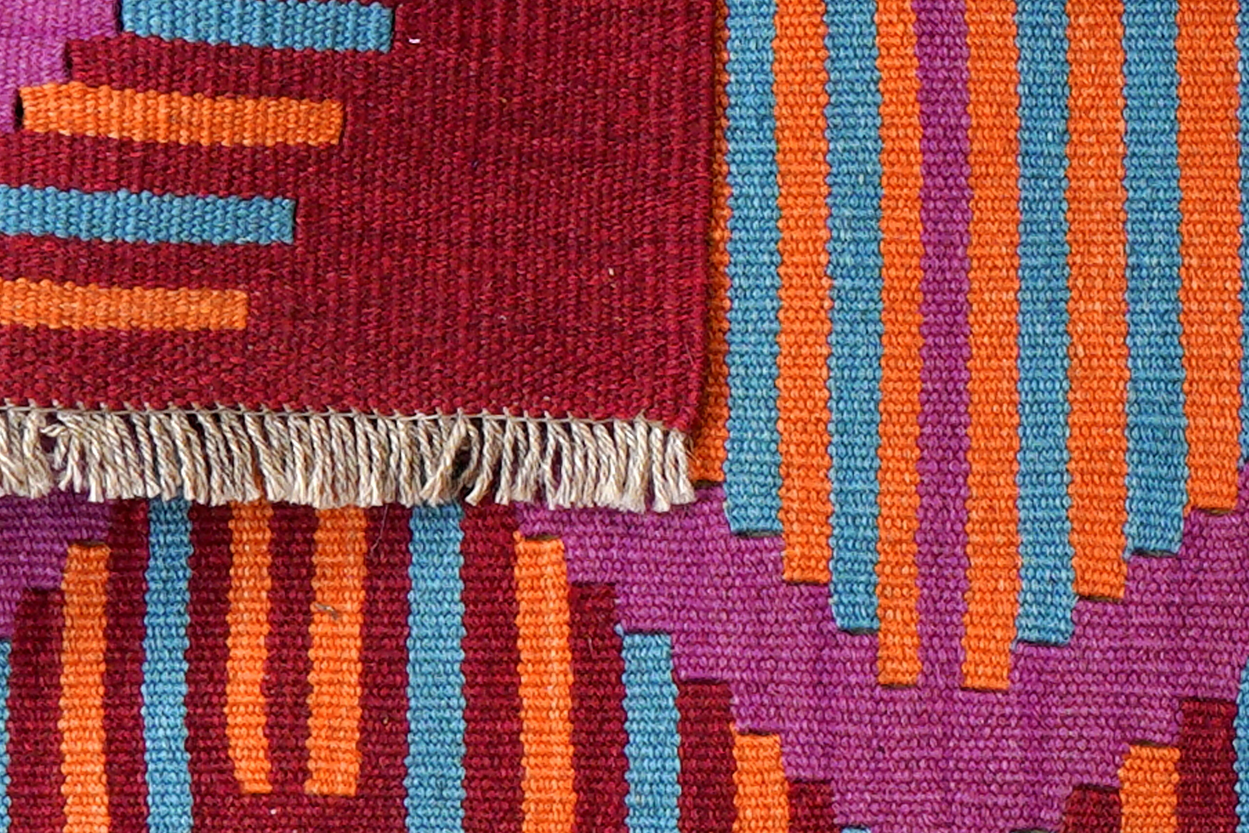 PersaTepp Teppich Kelim Gashgai bunt B/H/L: ca. 59x1x94 cm