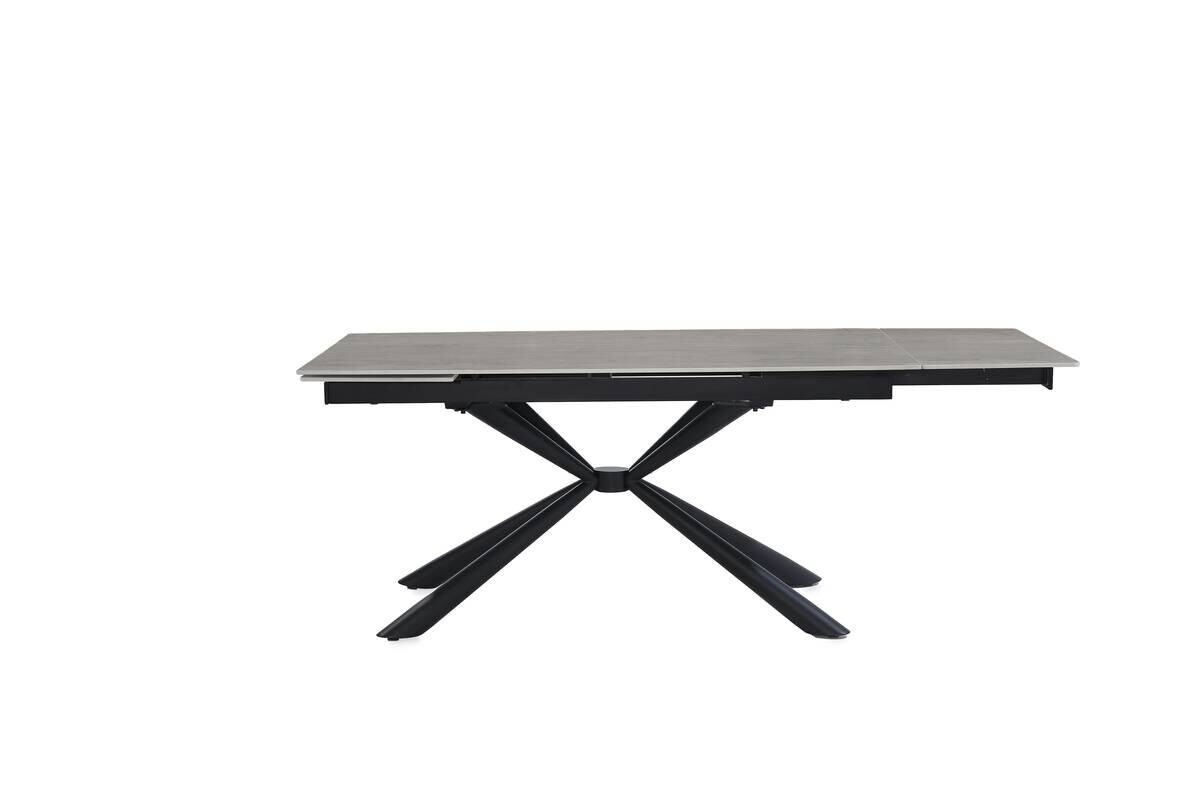 Esstisch grau Stone Optik B/H/T: ca. 160x76x90 cm