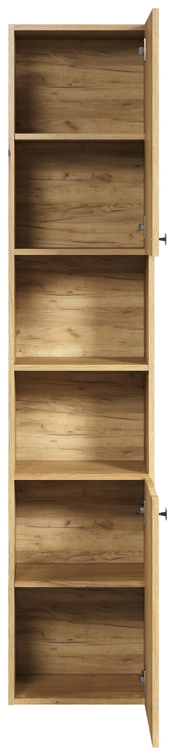 Hochschrank Pure Bliss Eiche Evoke Oak Nachbildung schwarz B/H/T: ca. 40x186x31 cm