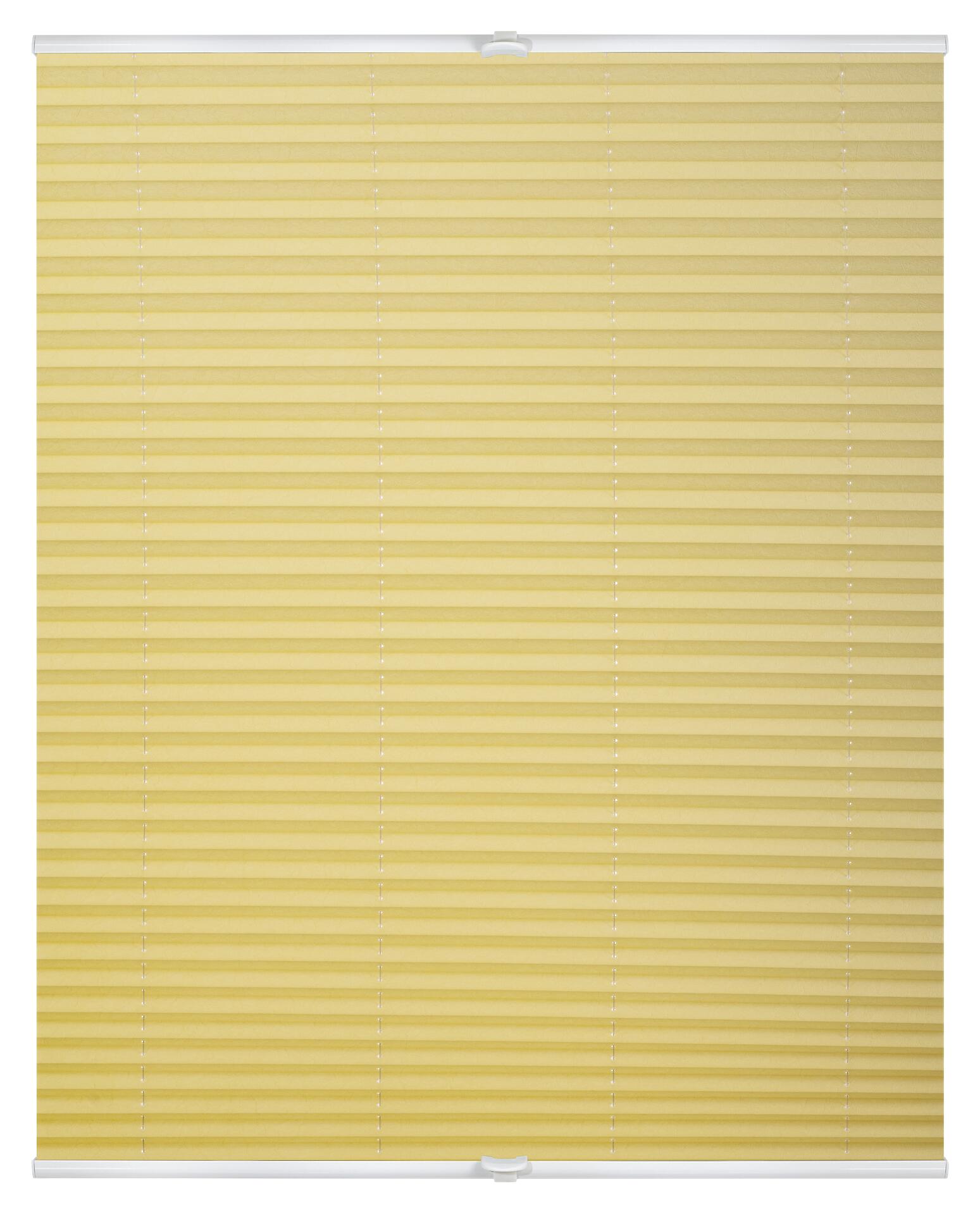 LICHTBLICK Spannplissee gelb B/L: ca. 100x130 cm