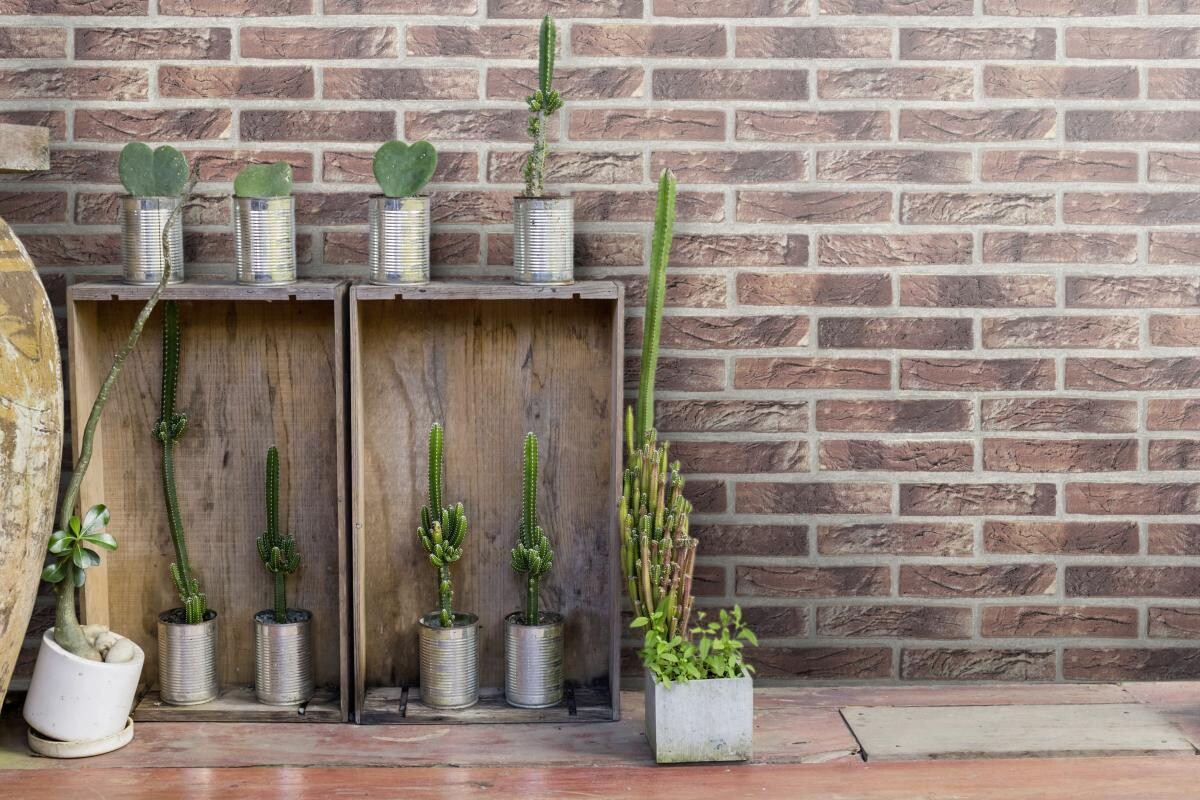 Vliestapete Steinoptik braun B/L: ca. 53x1005 cm