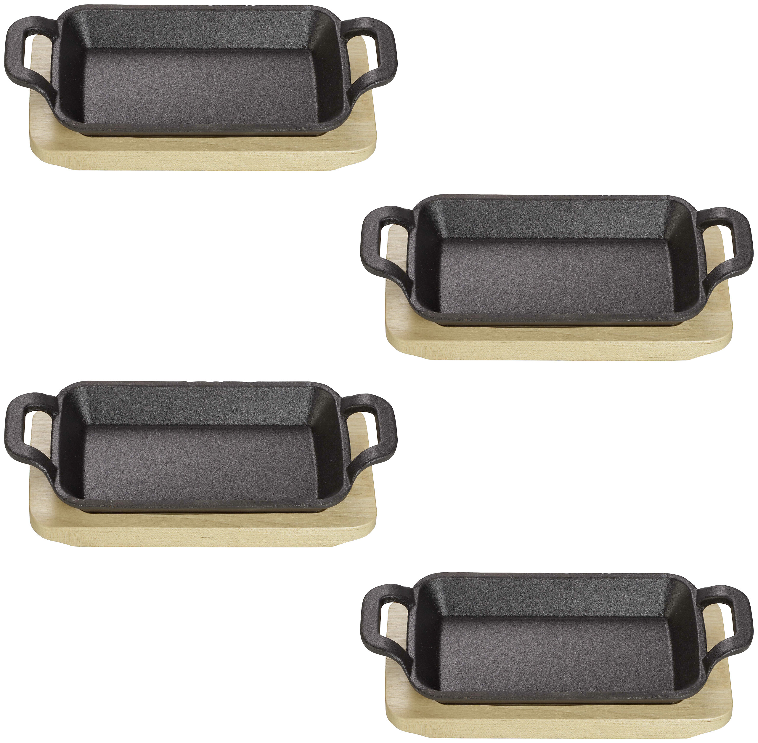 ECHTWERK Servierpfanne schwarz Eisen B/H/L: ca. 10x4x20 cm