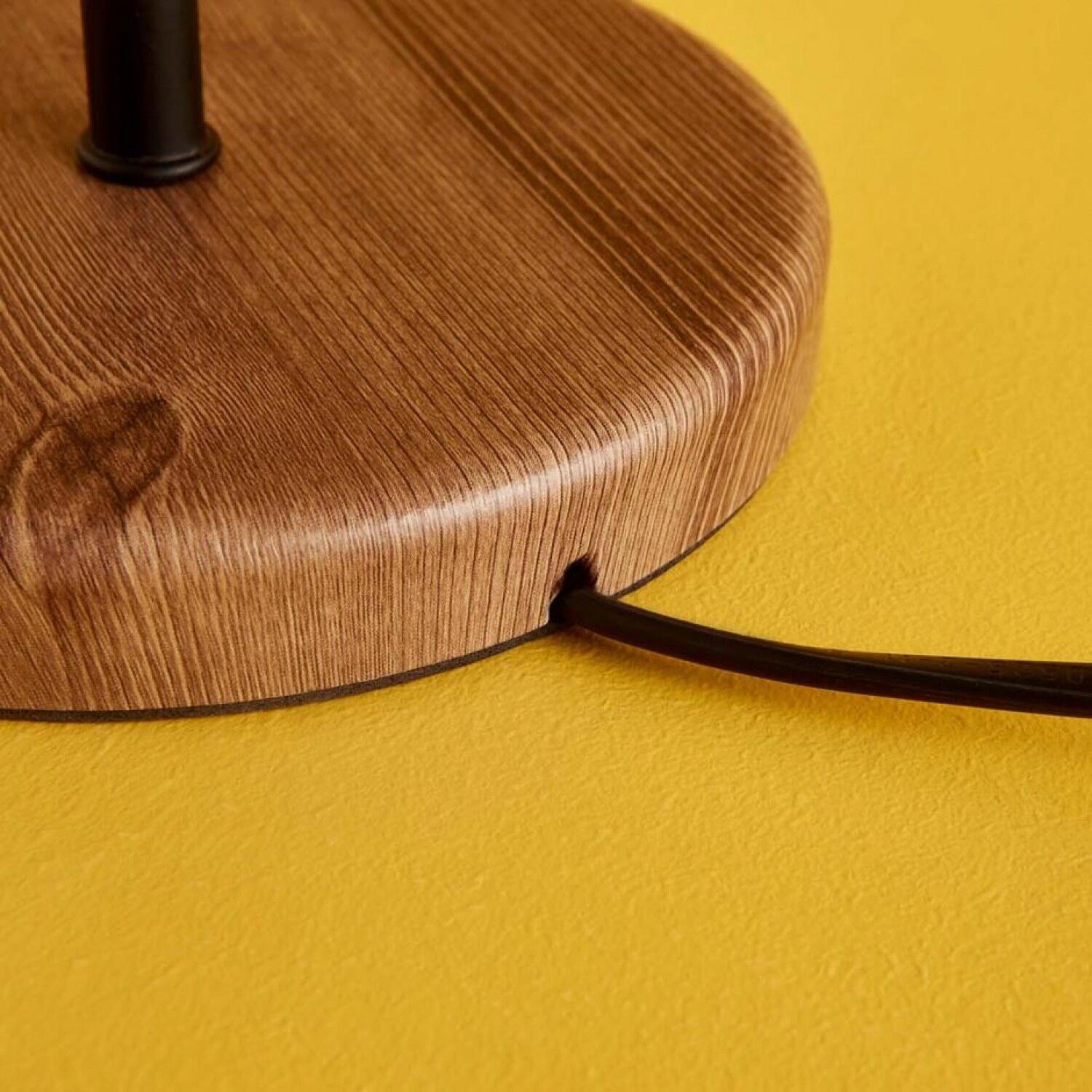 Opviq Tischleuchte grün Metall MDF B/H/L: ca. 23x35x23 cm E27 1 Brennstellen