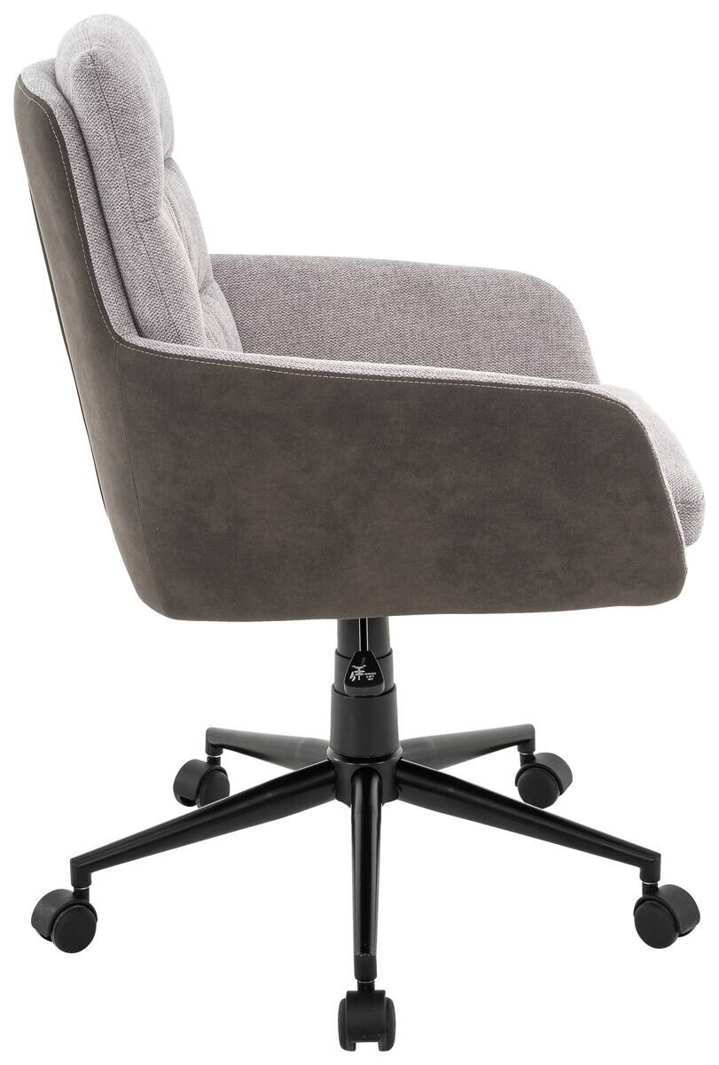 Drehstuhl Hannah grau Stoff