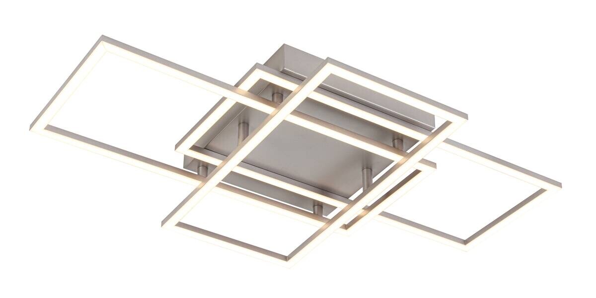 Nolo LED-Deckenleuchte Twin champagner Metall B/H/L: ca. 36x9,1x58 cm