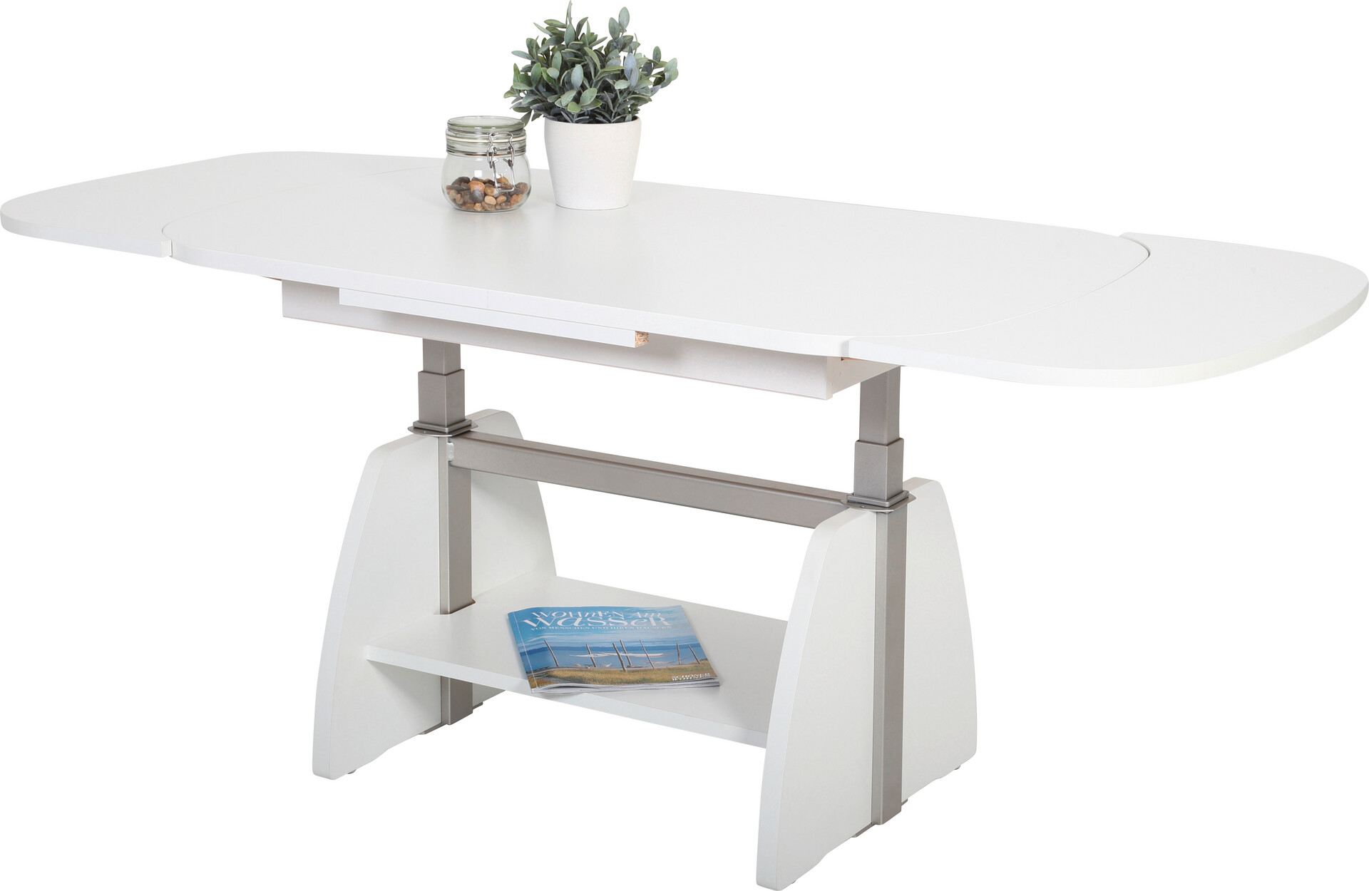 Couchtisch Colin weiß B/H/T: ca. 107x53x67 cm