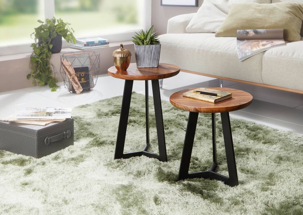 Beistelltisch rosenholz Nachbildung Holz B/H/T: ca. 35x37x35 cm