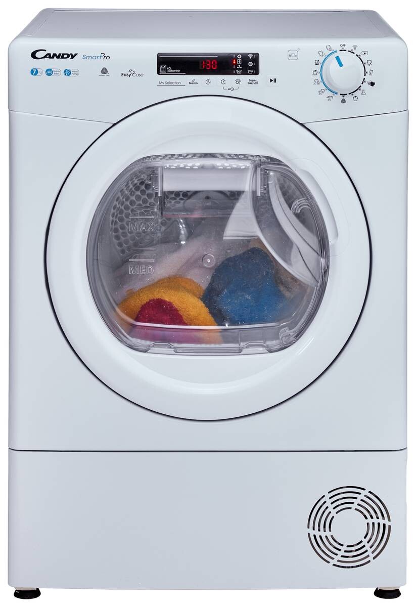 Candy Wärmepumpentrockner CSOE H7A2DE-S weiß B/H/T: ca. 60x85x59 cm ca. 7 kg