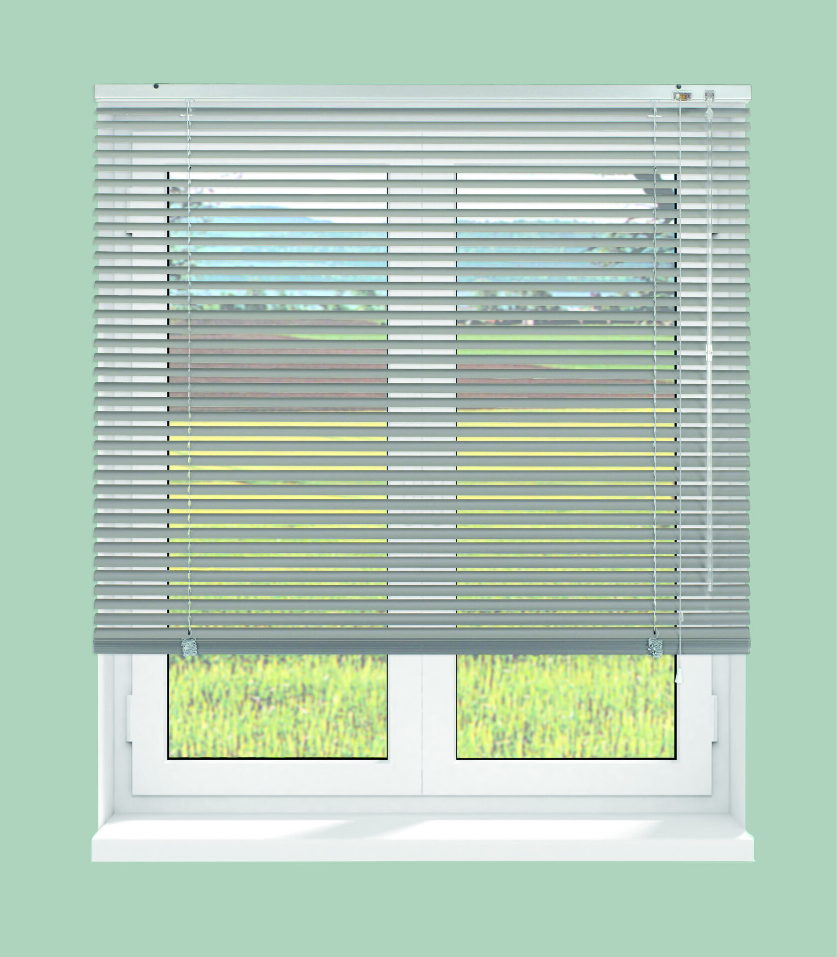 Boviva Alu-Jalousie silber B/L: ca. 60x175 cm