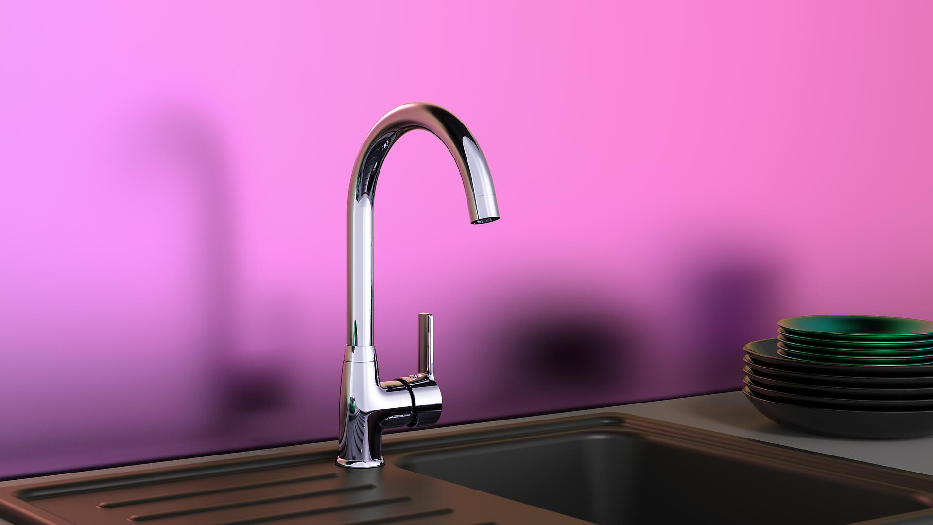 Spültisch-Armatur Diziani Chrom