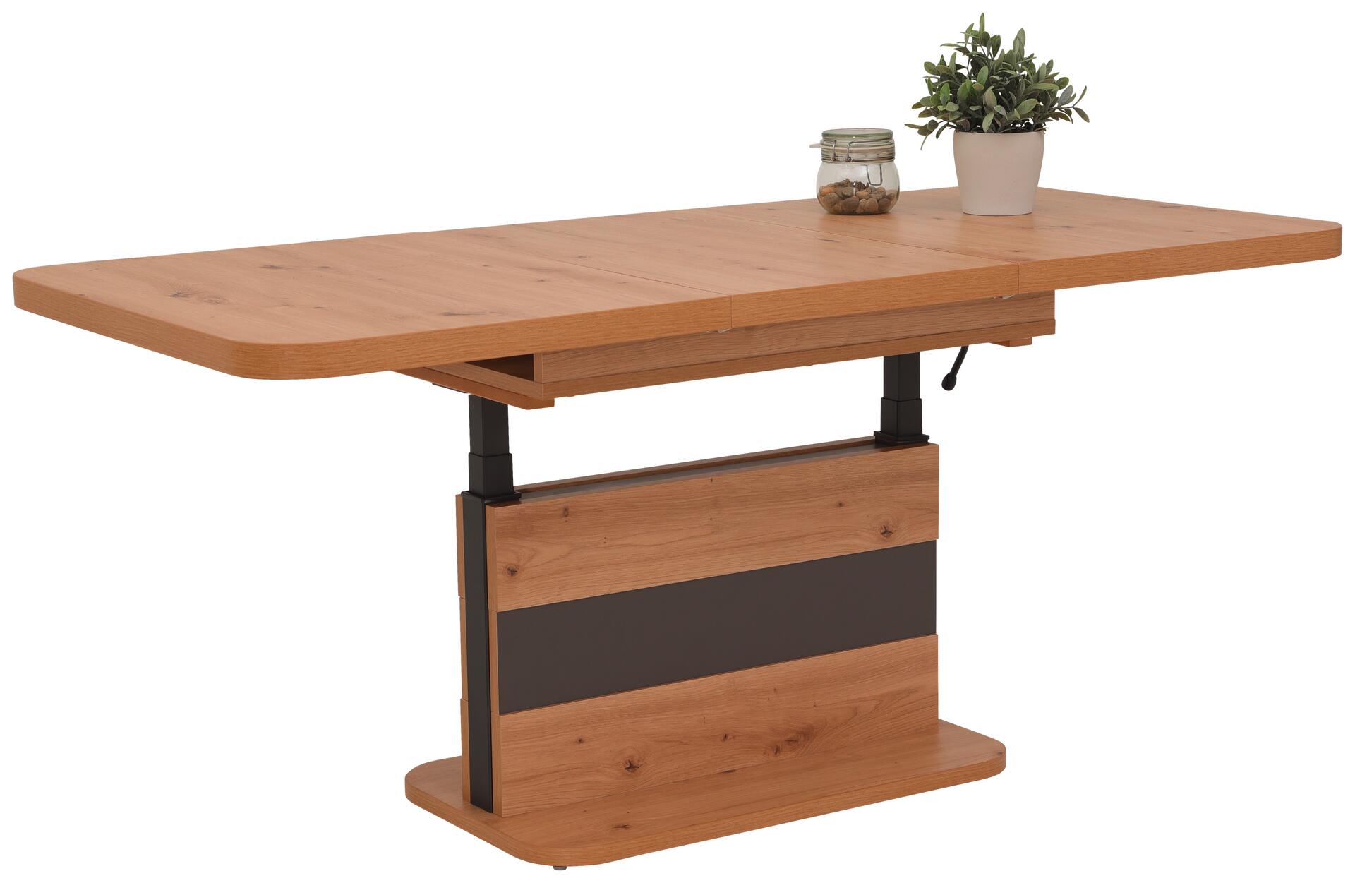 Couchtisch Gustav Eiche Artisan anthrazit B/H/T: ca. 110x58x70 cm