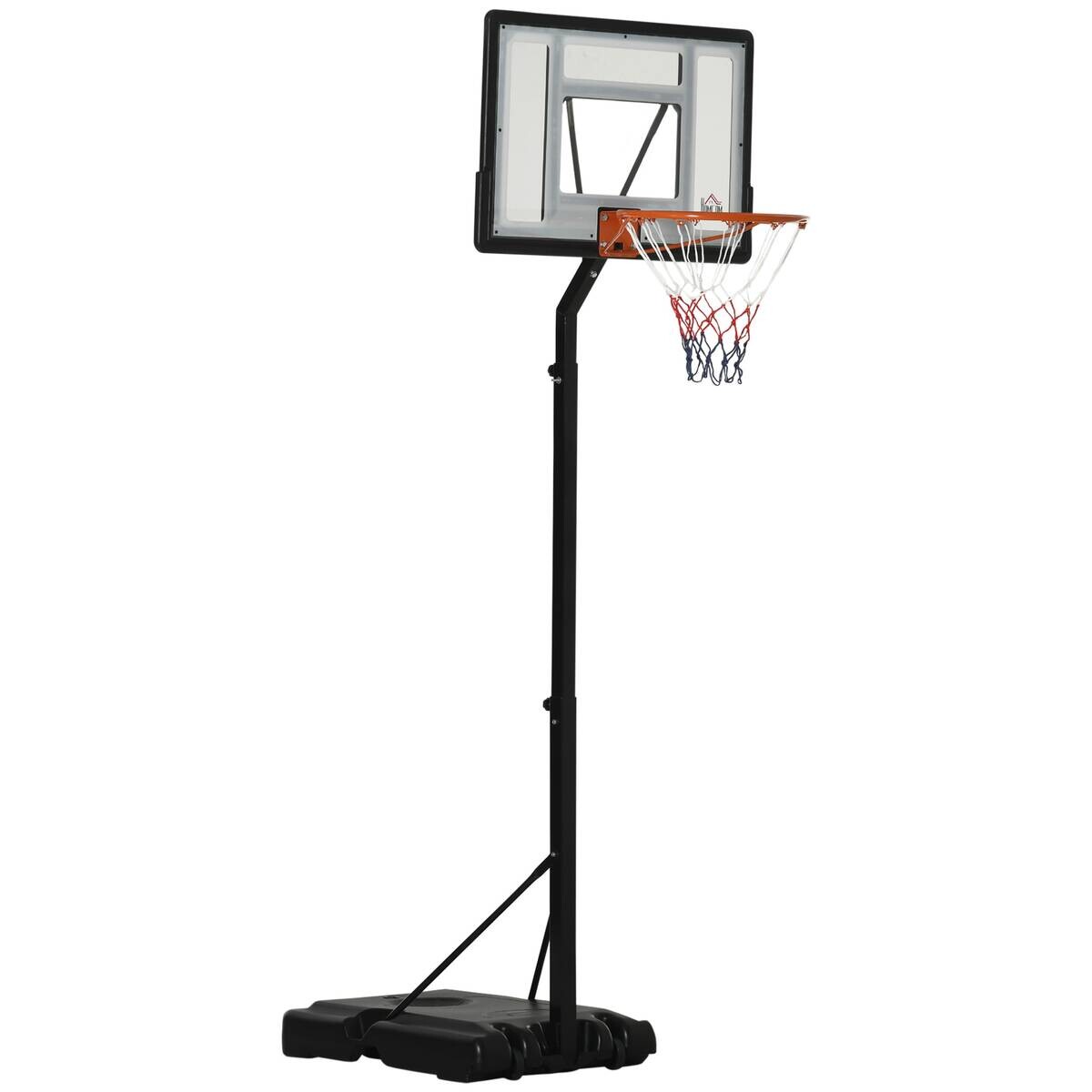 HOMCOM Basketballkorb schwarz B/H/L: ca. 60x90x310 cm