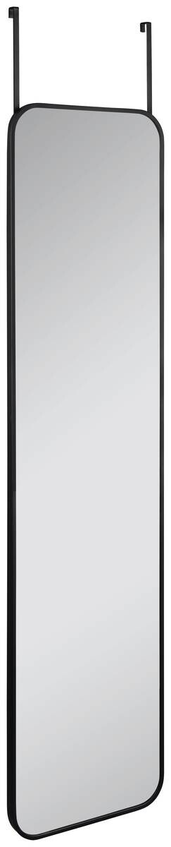 Türhängespiegel Beate schwarz Metall B/H: ca. 32x123 cm