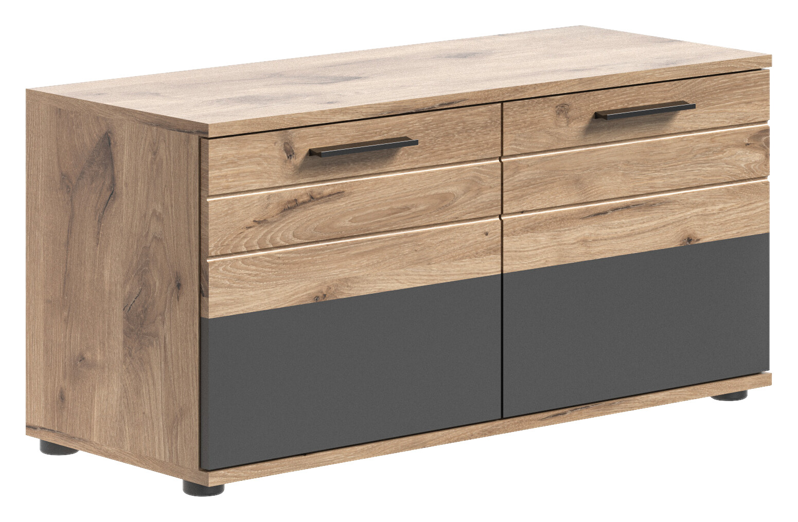 Sitzbank Mason Nox Oak Nachbildung dunkelgrau B/H/T: ca. 90x45x37 cm