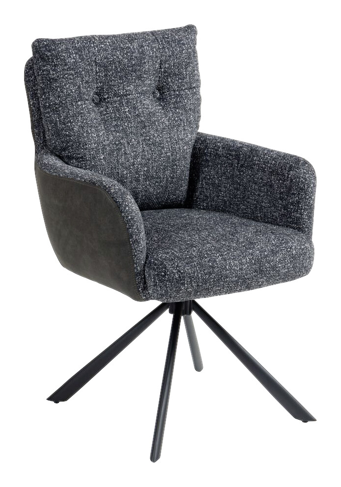 Drehstuhl Lecce anthrazit Microfaser Drehstuhl Lecce anthrazit Microfaser