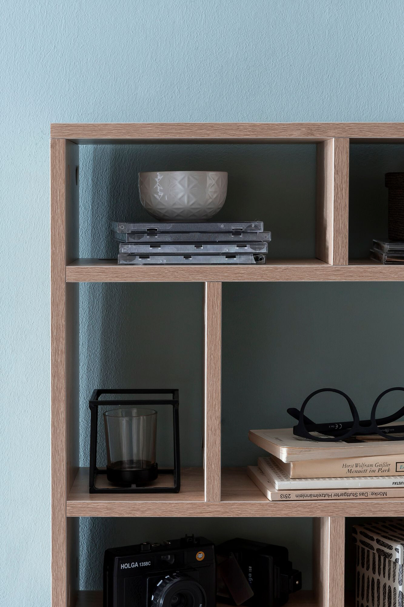 Wandregal Eiche Sonoma Nachbildung B/H/T: ca. 75x51x16 cm