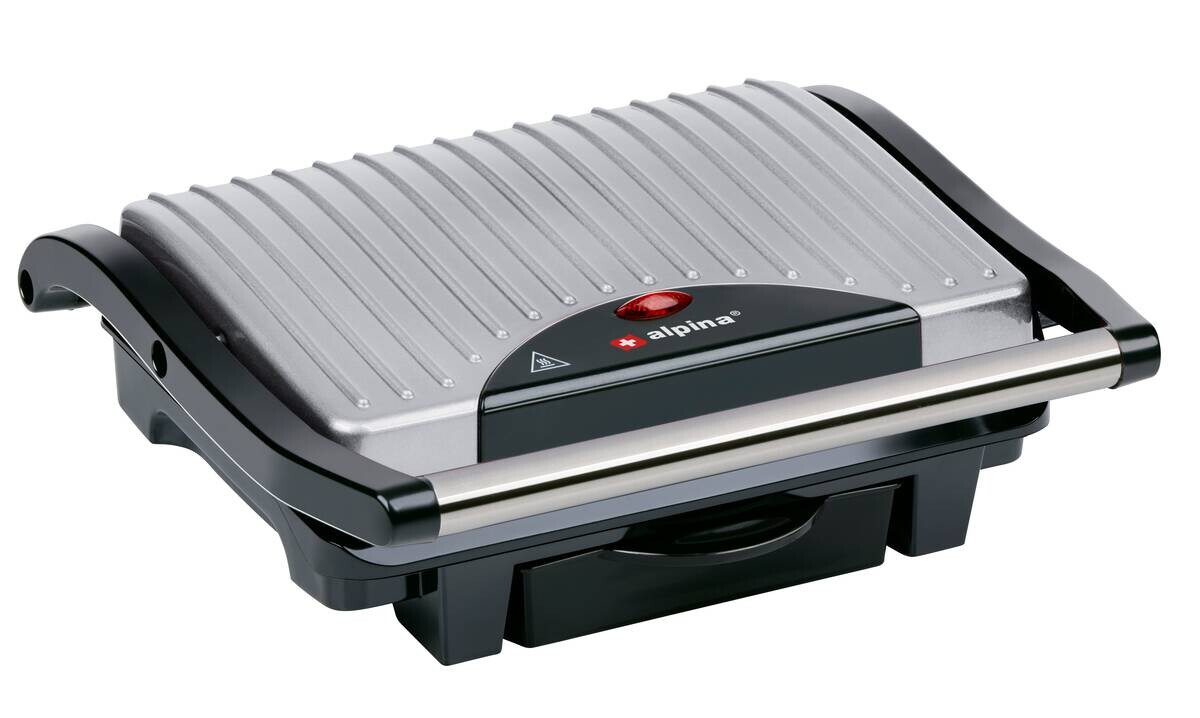 Kontaktgrill schwarz B/H/L: ca. 11,5x29,5x32,5 cm