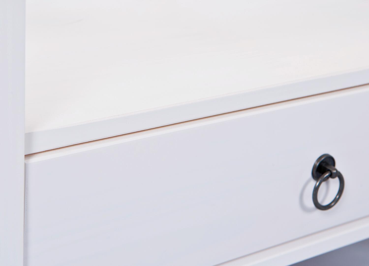 Inter Link Couchtisch Provence weiß Holz B/H/T: ca. 75x45x75 cm