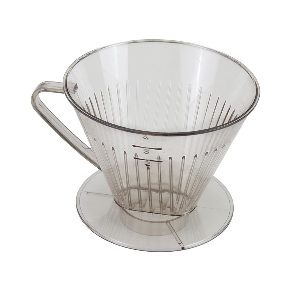 Metaltex Kaffeefilterbehälter transparent Kunststoff B/H/L: ca. 15,6x11x13,4 cm