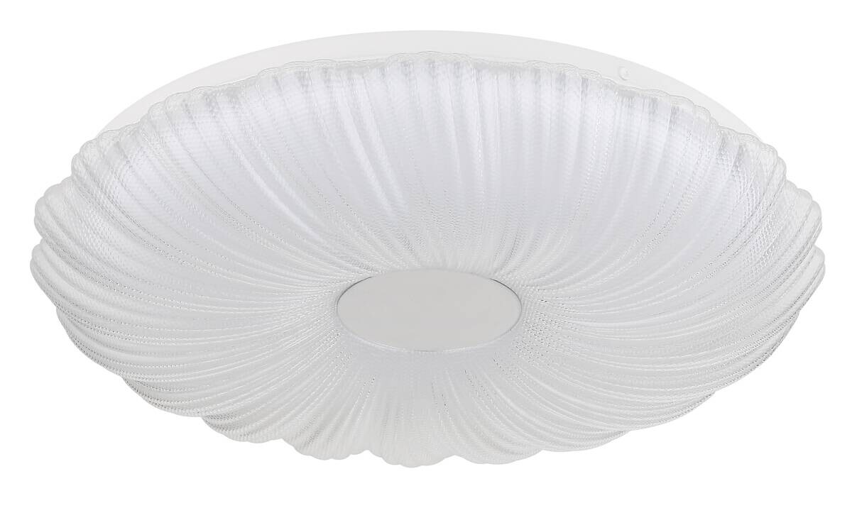 GLOBO Deckenleuchte weiß Satiniert Opal Metall Kunststoff H/D: ca. 7x38 cm 1 Brennstellen