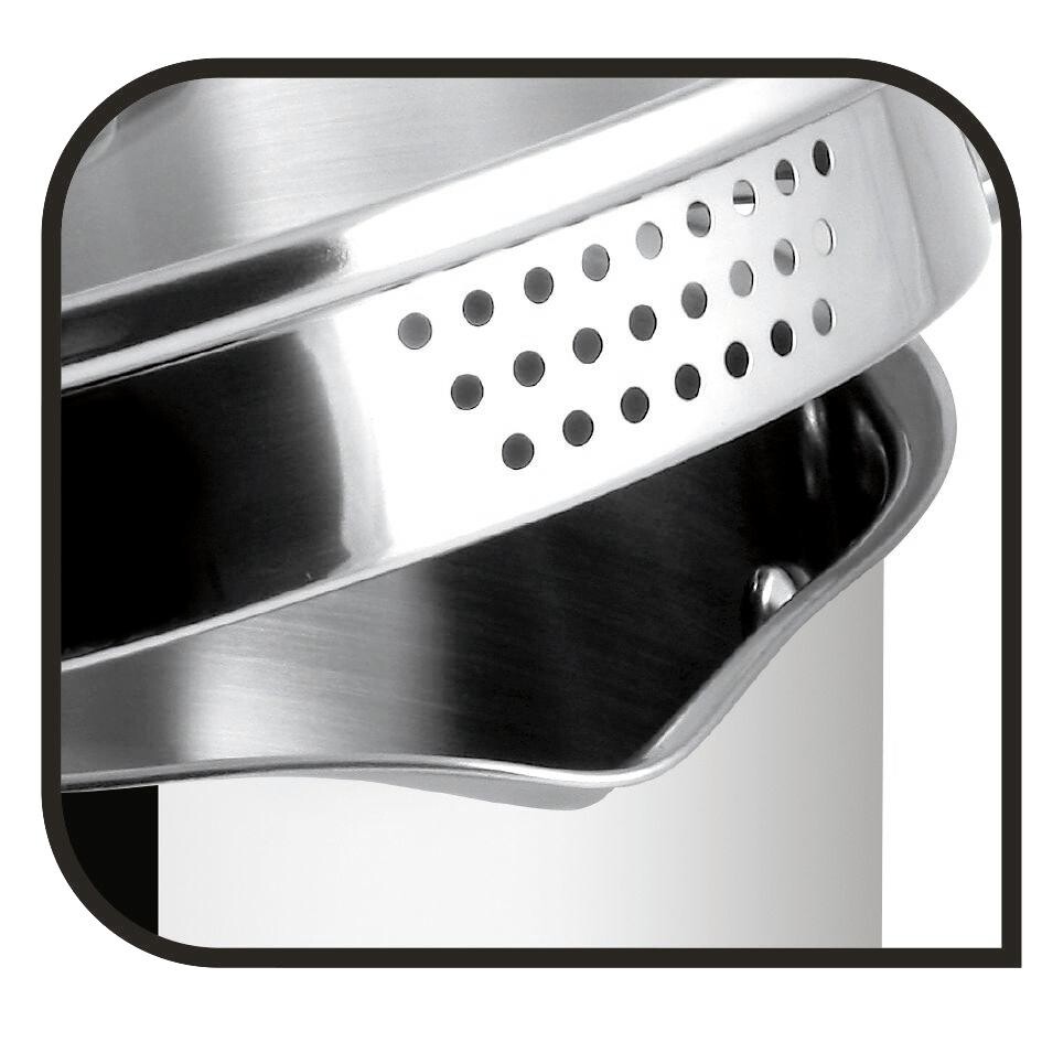 Tefal Topfset silber Edelstahl 7 tlg.