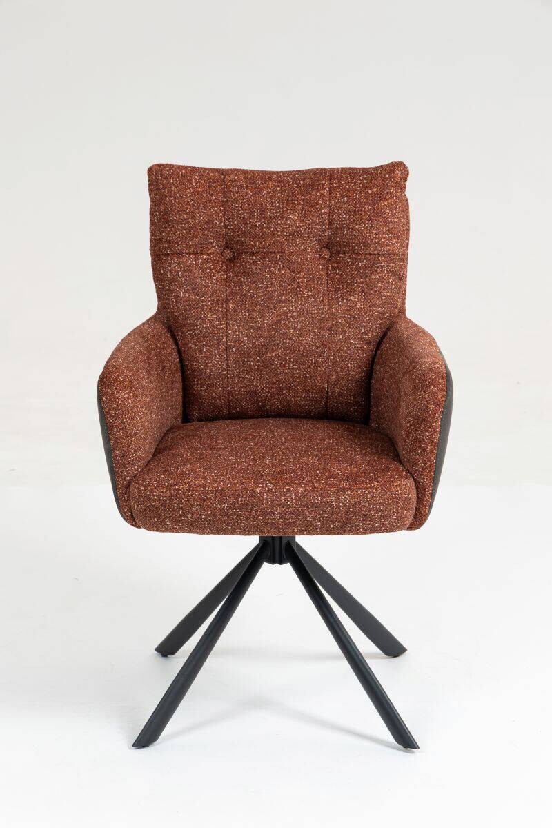 Drehstuhl Lecce rost Microfaser