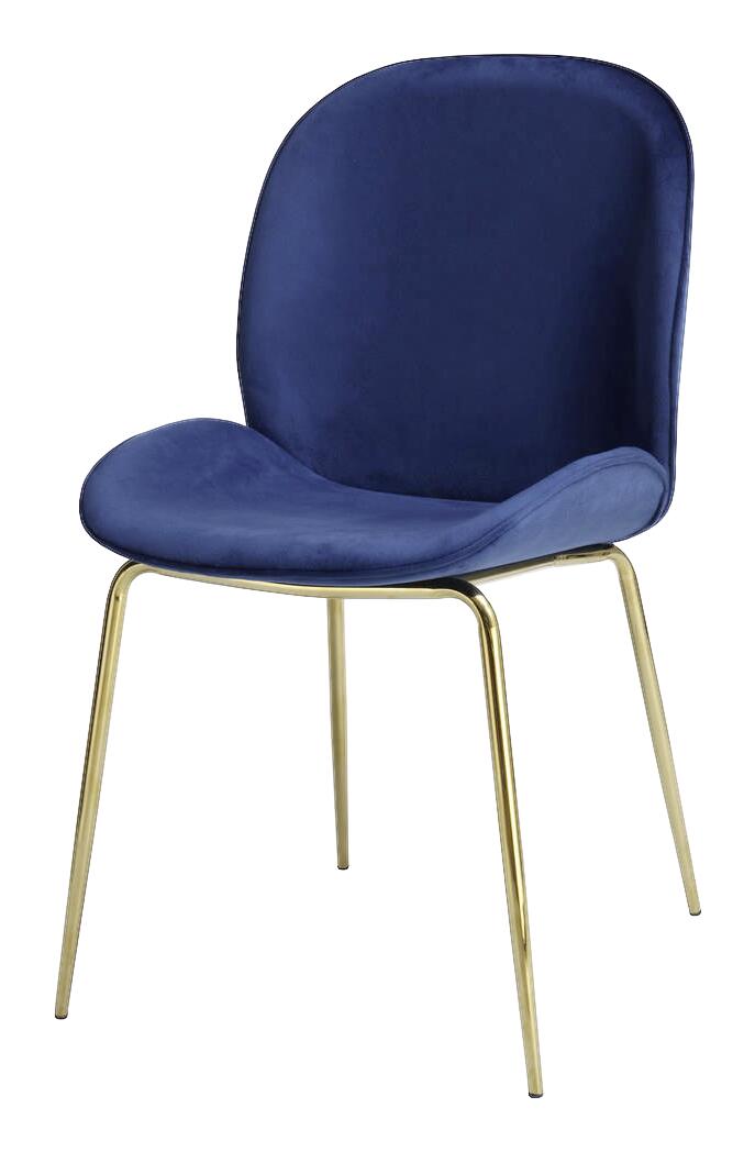 Stuhl Charlize 100 2er blau Microfaser B/H/T: ca. 48x87x59 cm Stuhl Charlize 100 2er blau Microfaser B/H/T: ca. 48x87x59 cm