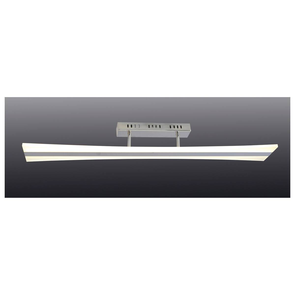 Näve Leuchten Deckenleuchte 1201650 silber Kunststoff Metall B/H/T: ca. 14x11,5x99,4 cm null 1 Brennstellen