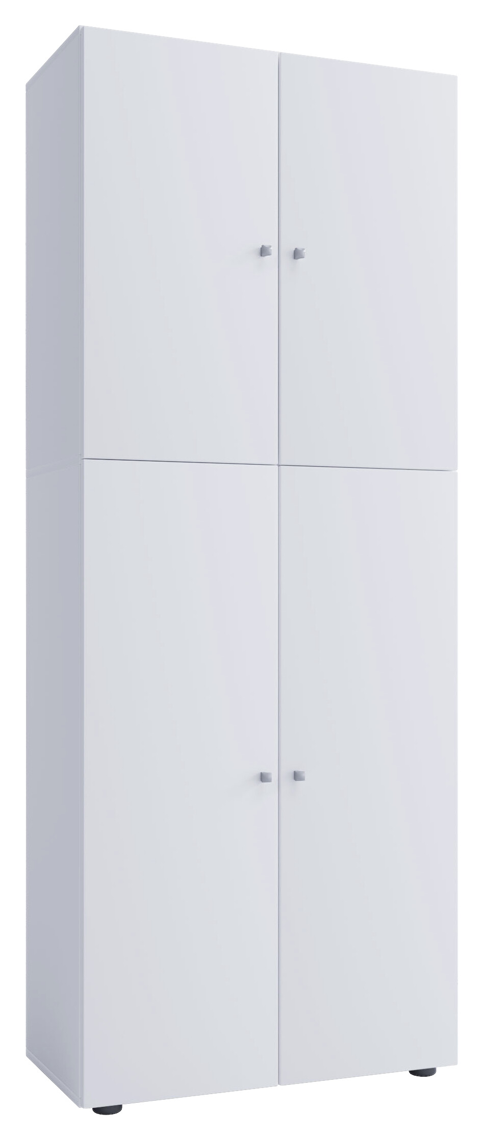 Kleiderschrank Lona weiß B/H/T: ca. 70x182x39 cm