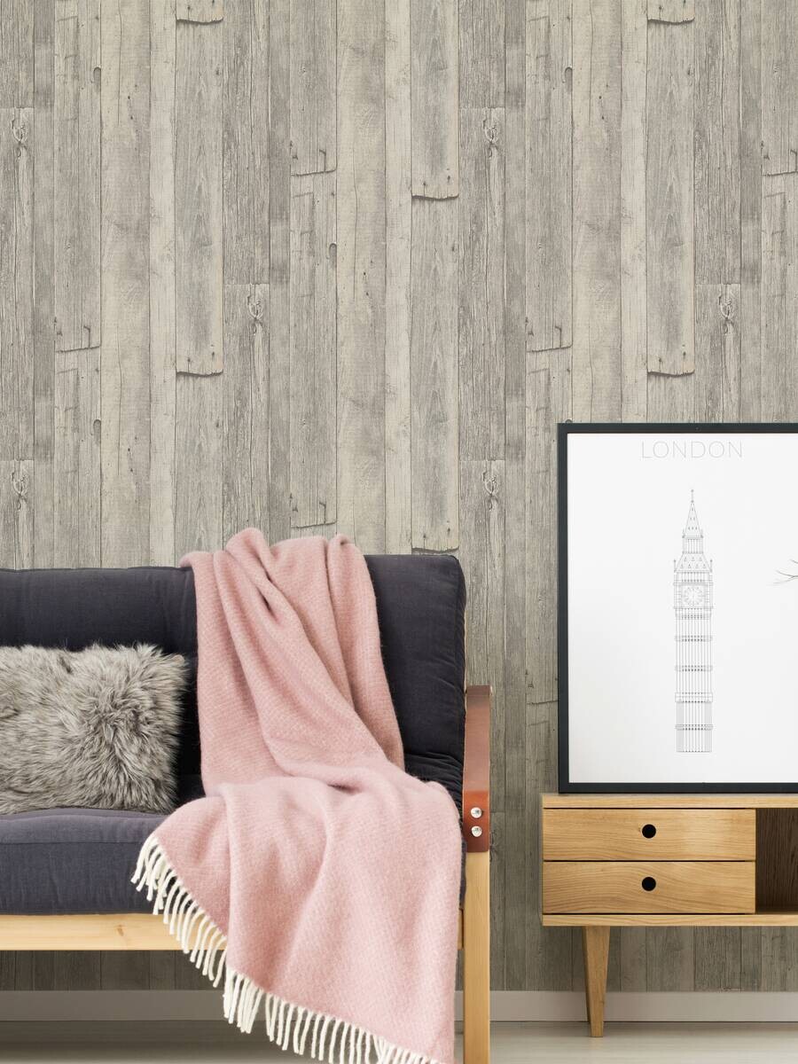 A.S.Creation Vliestapete beige creme B/H/D: ca. 53x1005x7,8 cm